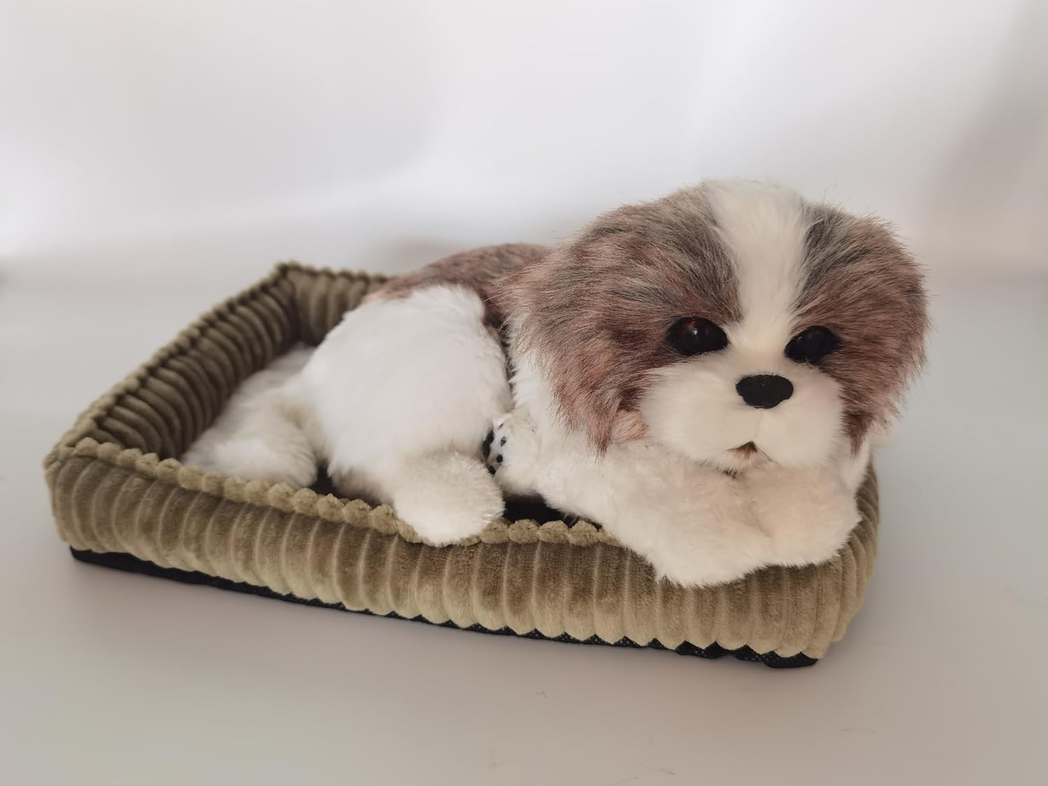 Shih Tzu Dog, Realistic, Lifelike Stuffed Interactive Nodding Pet Toy, Companion Pet Puppy with 100% Handcrafted Synthetic Fur - Image 2
