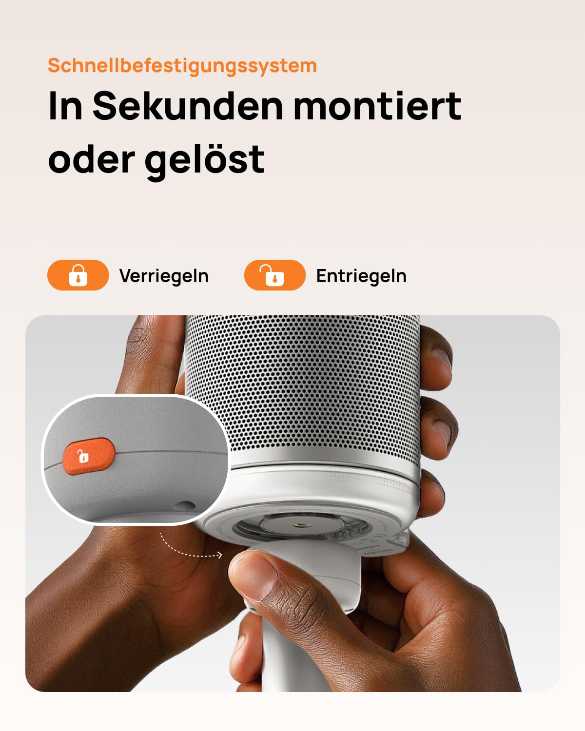 XGIMI PowerBase Standfuß, 2-in-1 Beamer Stativ & Powerbank für MoGo 4 | 5h Video-Akkulaufzeit, 12h Musik, schnelle Befestigung, leicht & tragbar für MoGo 4