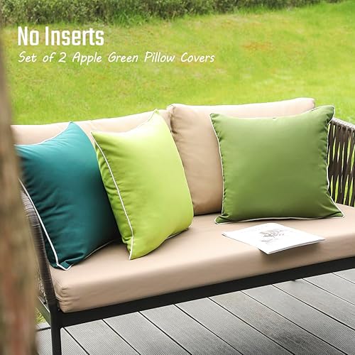 Miniatura 4 de JOJOGOGO Juego de 4 fundas de almohada de Pascua de 20 x 20 pulgadas fundas de almohada decorativas de primavera de conejo morado para decoración de