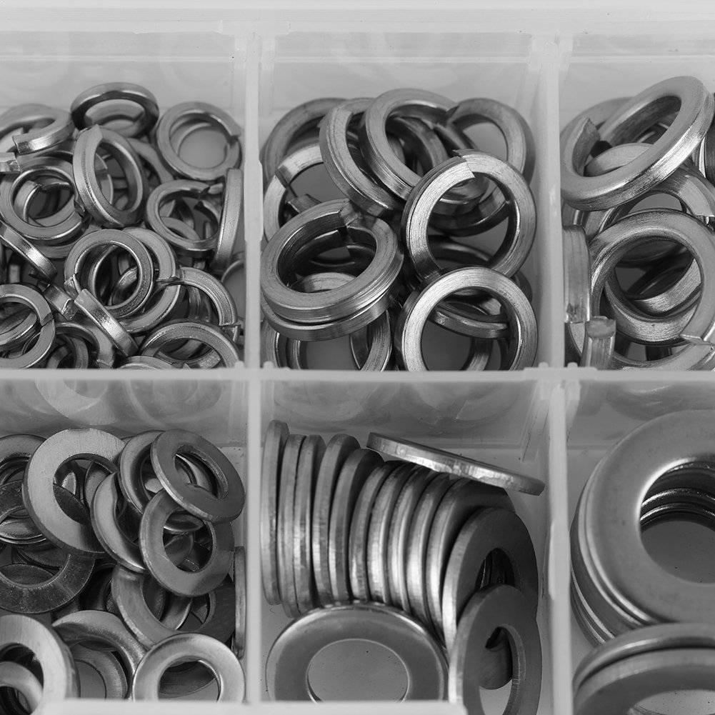 Celepoir Federscheiben Set 650-teilig - Edelstahl Sicherungsscheiben M2-M14