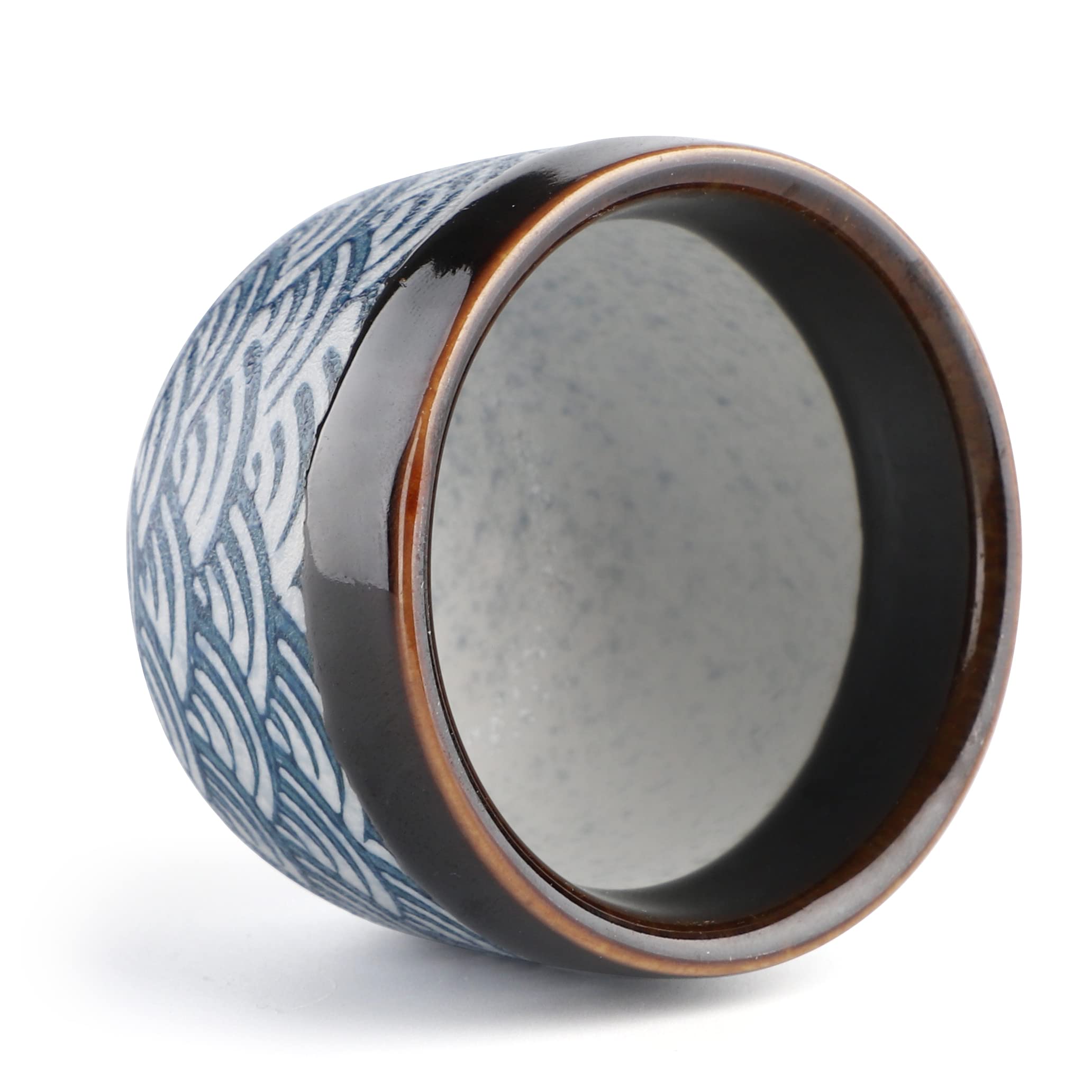 Ensemble de saké liquide japonais avec tasse à saké pot à vin en porcelaine pour chauffe-eau (1 pot à saké 4 tasses à saké)