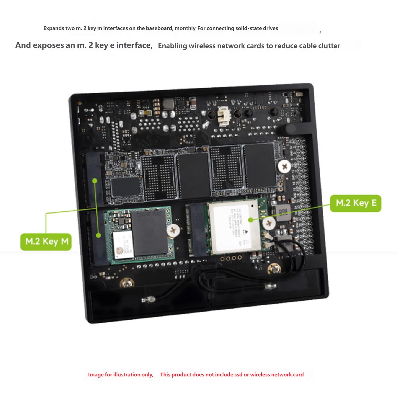 Generico Piastra Base Scheda Animata per Porte Rete per modulo Orin Interfacce Multiple per Applicazioni calcolo Scheda a circuiti Stampati con Due Porte Ethernet