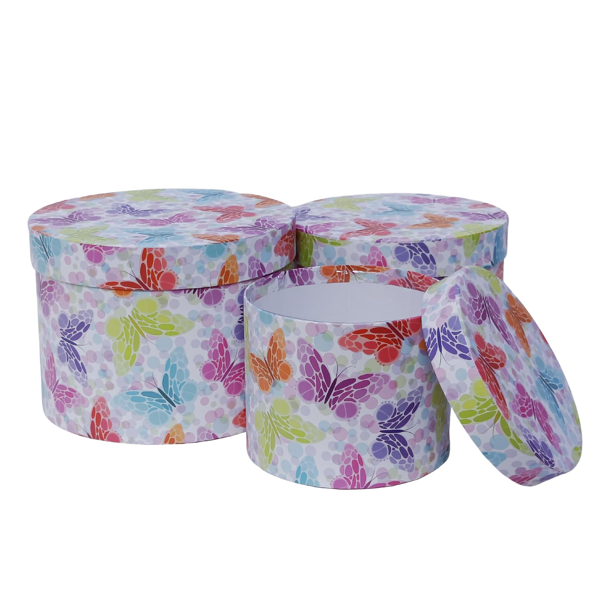 Oasis Paper Gift Box Empty, Decorative, Reusable, Multipurpose Birthday, Anniversary, Wedding, Return Gifts Hamper Packaging (Set of 3) Printed Butterfly Multicolor (B0BQMT42VX) Amazon Price History, Amazon Price Tracker