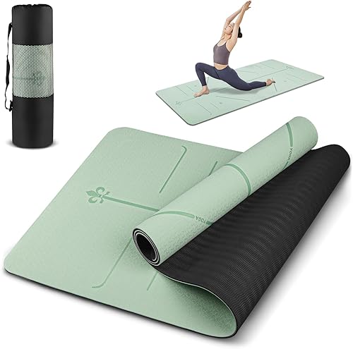 Gavzrt Tapete de Yoga 6 mm de Espessura