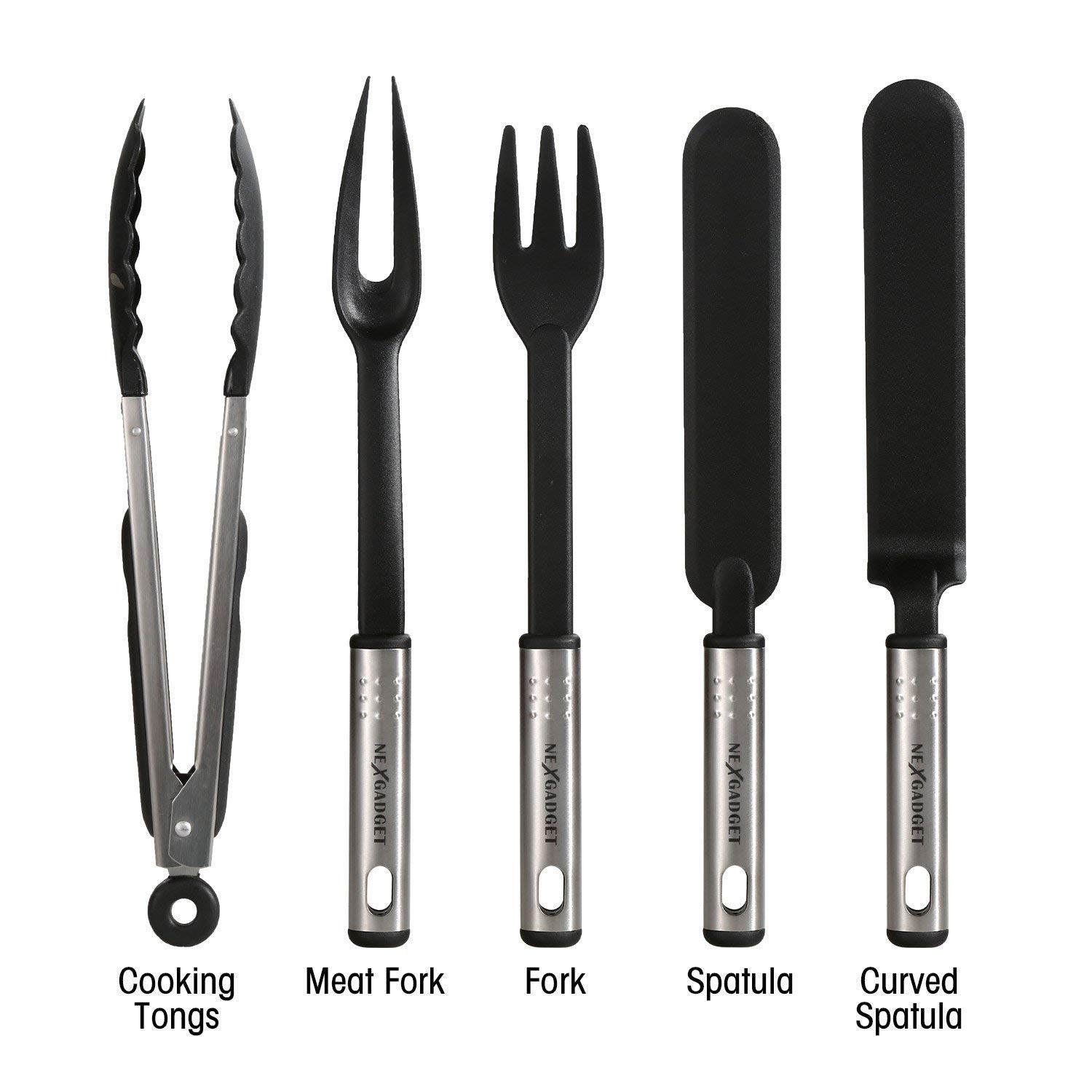 NEXGADGET Premium 42 Piece Kitchen Utensils Cookware Set with Stainless