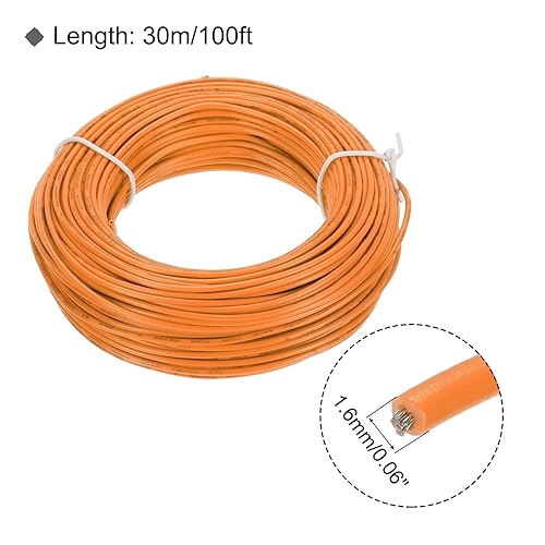 Vista 194 de MECCANIXITY Cable trenzado de PVC verde 18 AWG, 24.6 ft/25 pies, 300 V, cobre estañado, UL1007, compatible con varios dispositivos