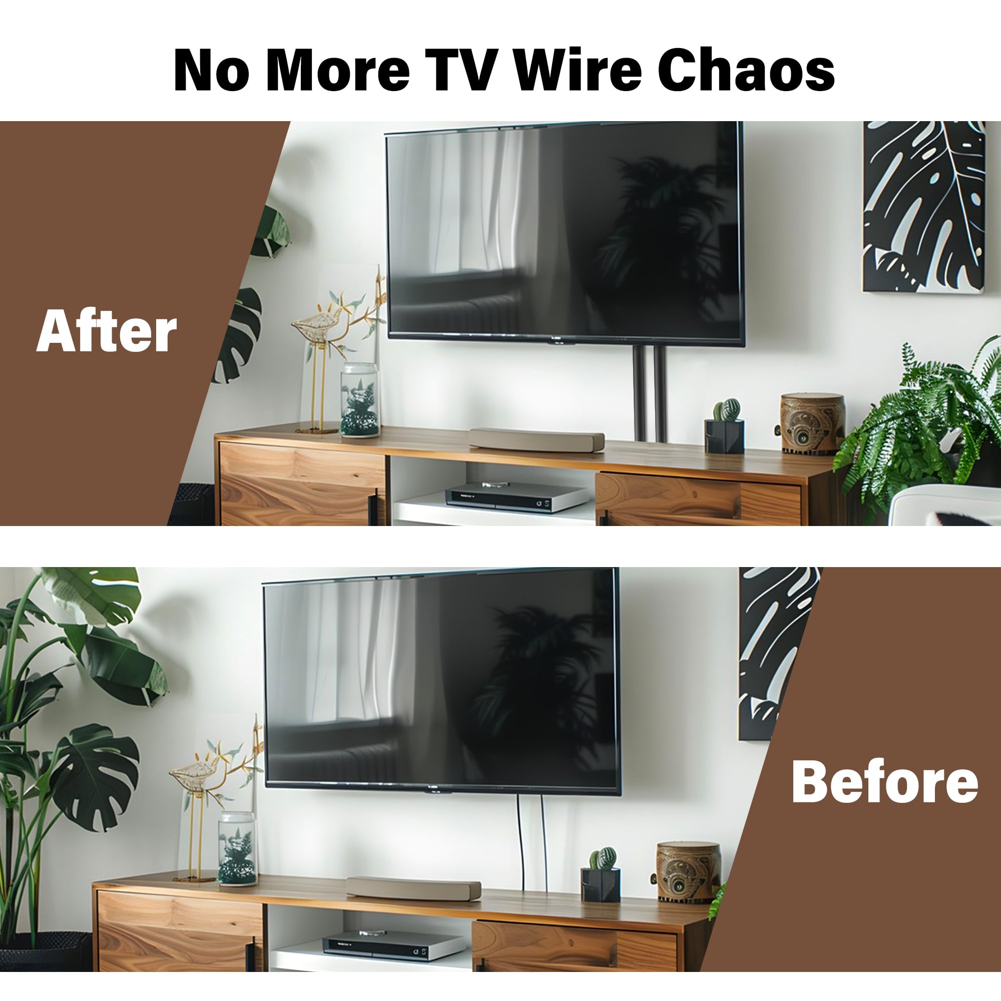 Kabelkanal selbstklebend 4m– Flexibler Silikon Kabelkanal für 1 Kabel (15x12 mm) – Kabelabdeckung für Wand, TV & Schreibtisch – schneidbar & überstreichbar (Schwarz)