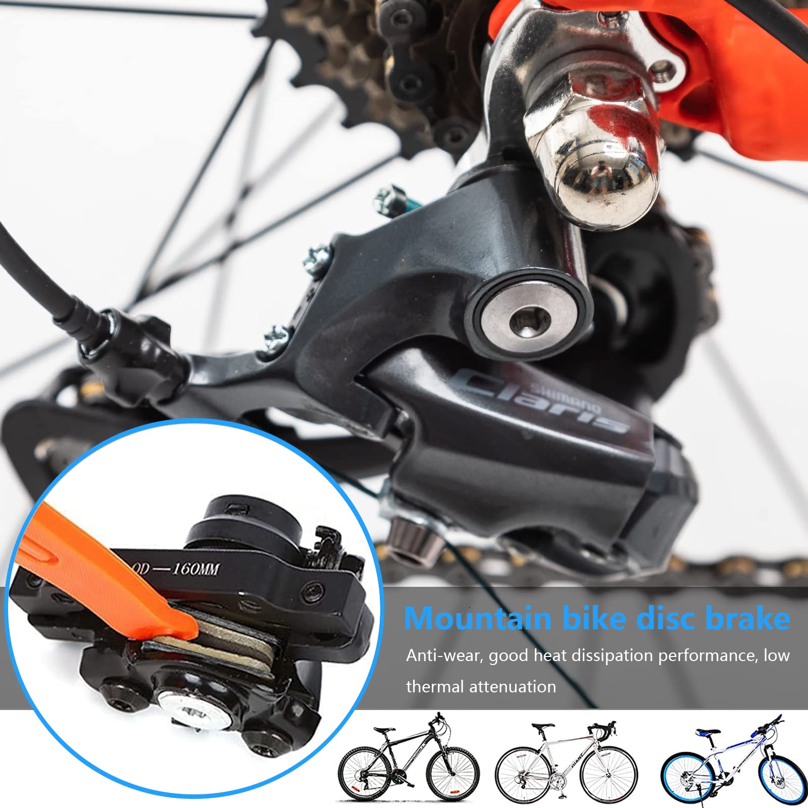 2 Paires De Plaquettes De Frein Shimano N03A - Compatibles Deore XTR, SLX, Modèles M9120/M8120/BR-M7120