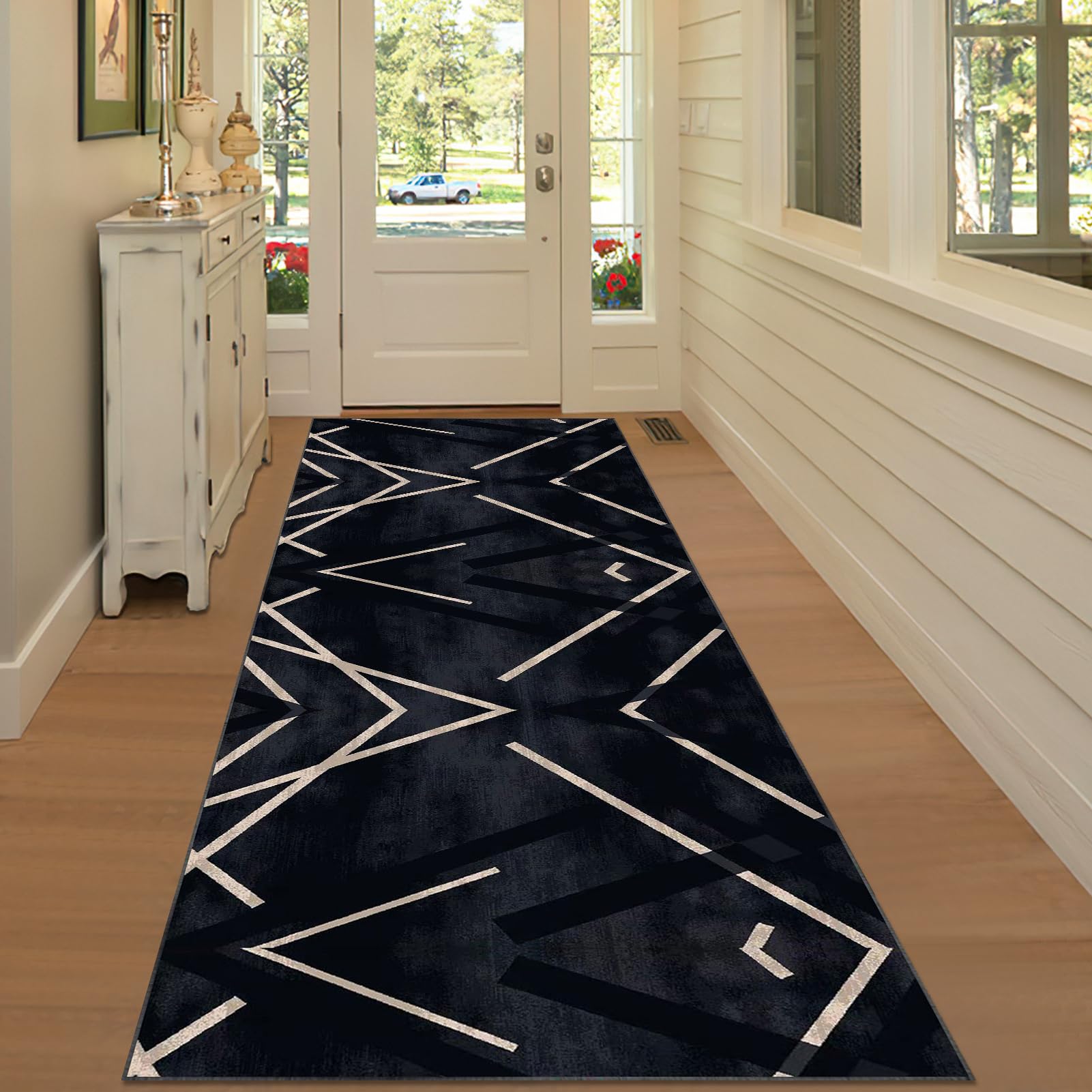 Tapis de sol élégant 90x450 cm moderne aux finitions haut de gamme pour salon