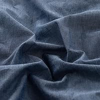 Vista 4 de FACE TWO FACE - Juego de funda de edredón de 3 piezas, 100% algodón lavado con textura parecida al lino, transpirable, duradero, suave y cómodo