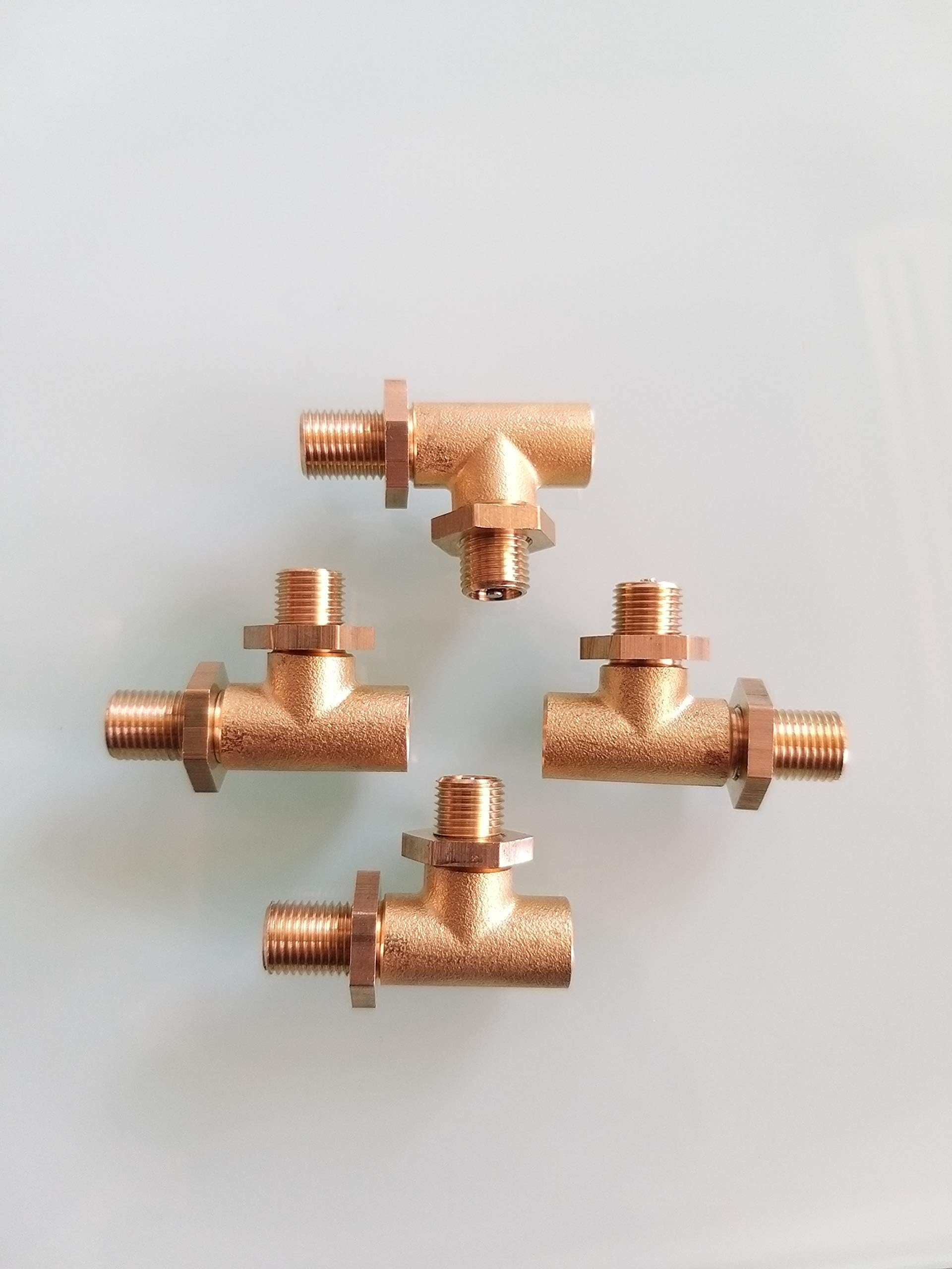 Brass External tpms 2-Way Valve -4 Pieces
