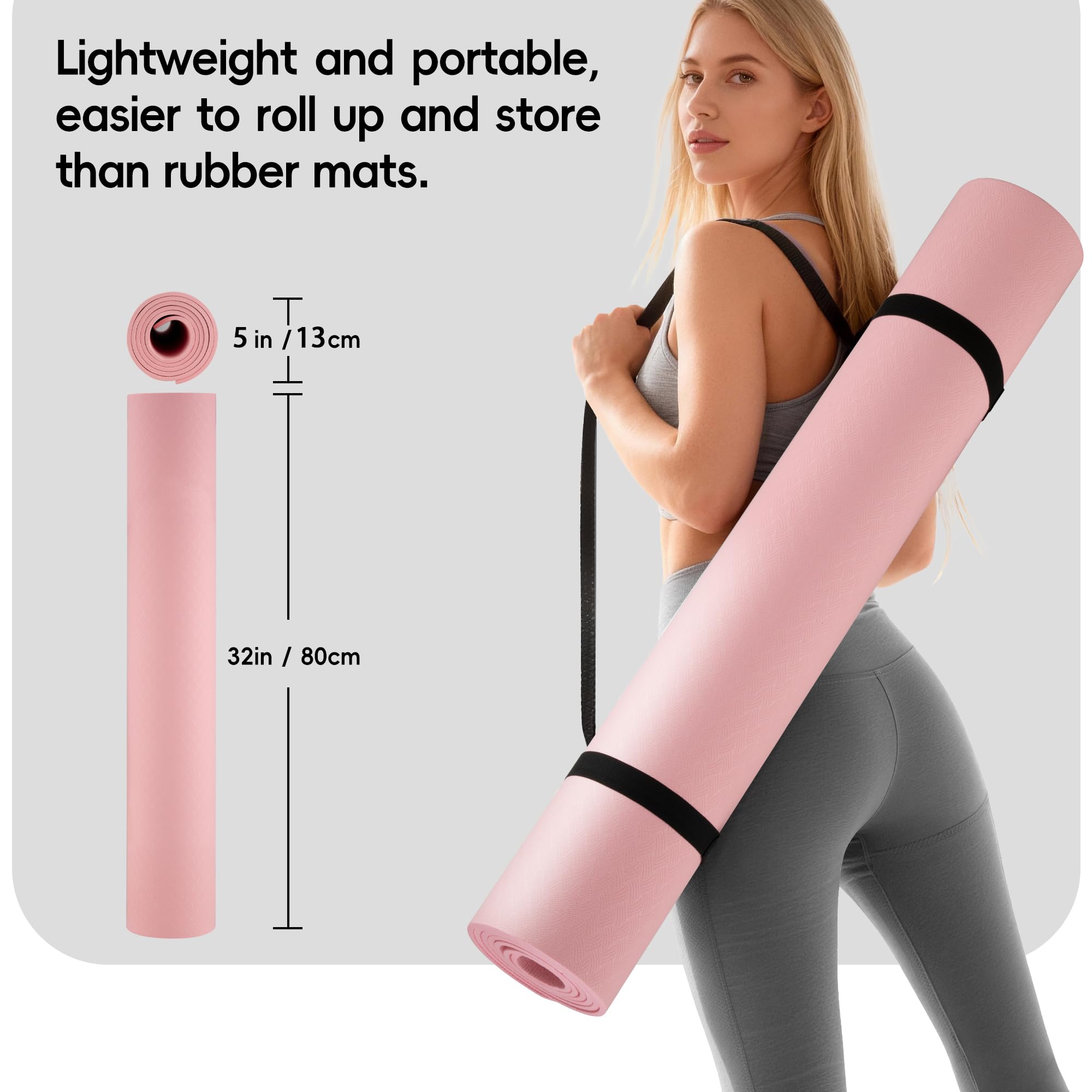 Amazon.com : Wimwum Extra Wide Yoga Mat 72