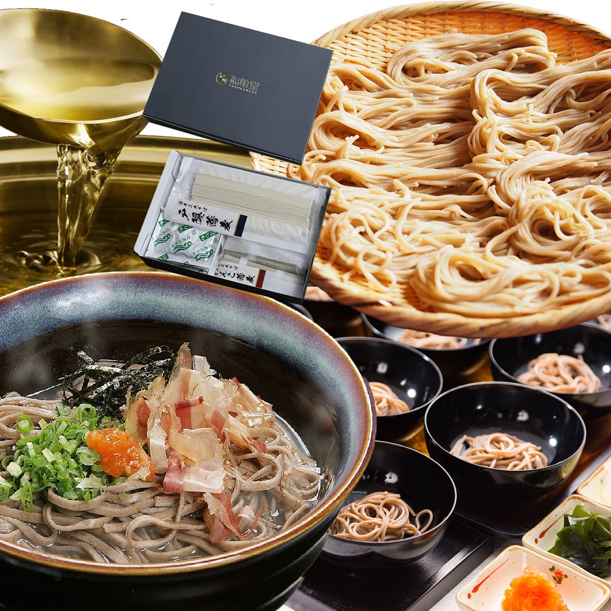 Amazon.co.jp: 贈り物 ギフト プレゼント 日本三大そばセット 出雲そば