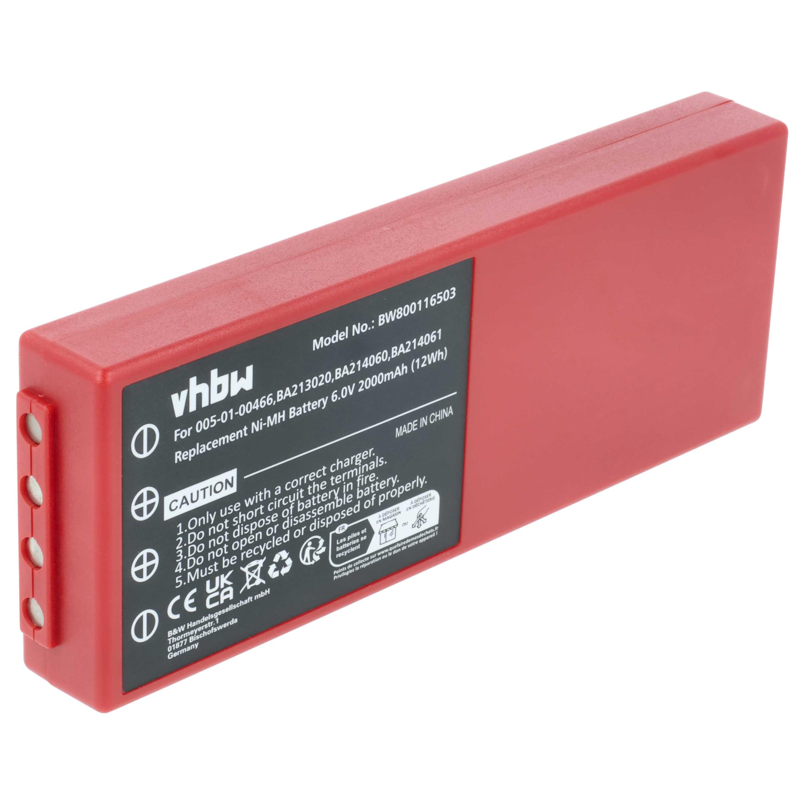 vhbw Batterie Remplacement pour HBC RHB1220KY