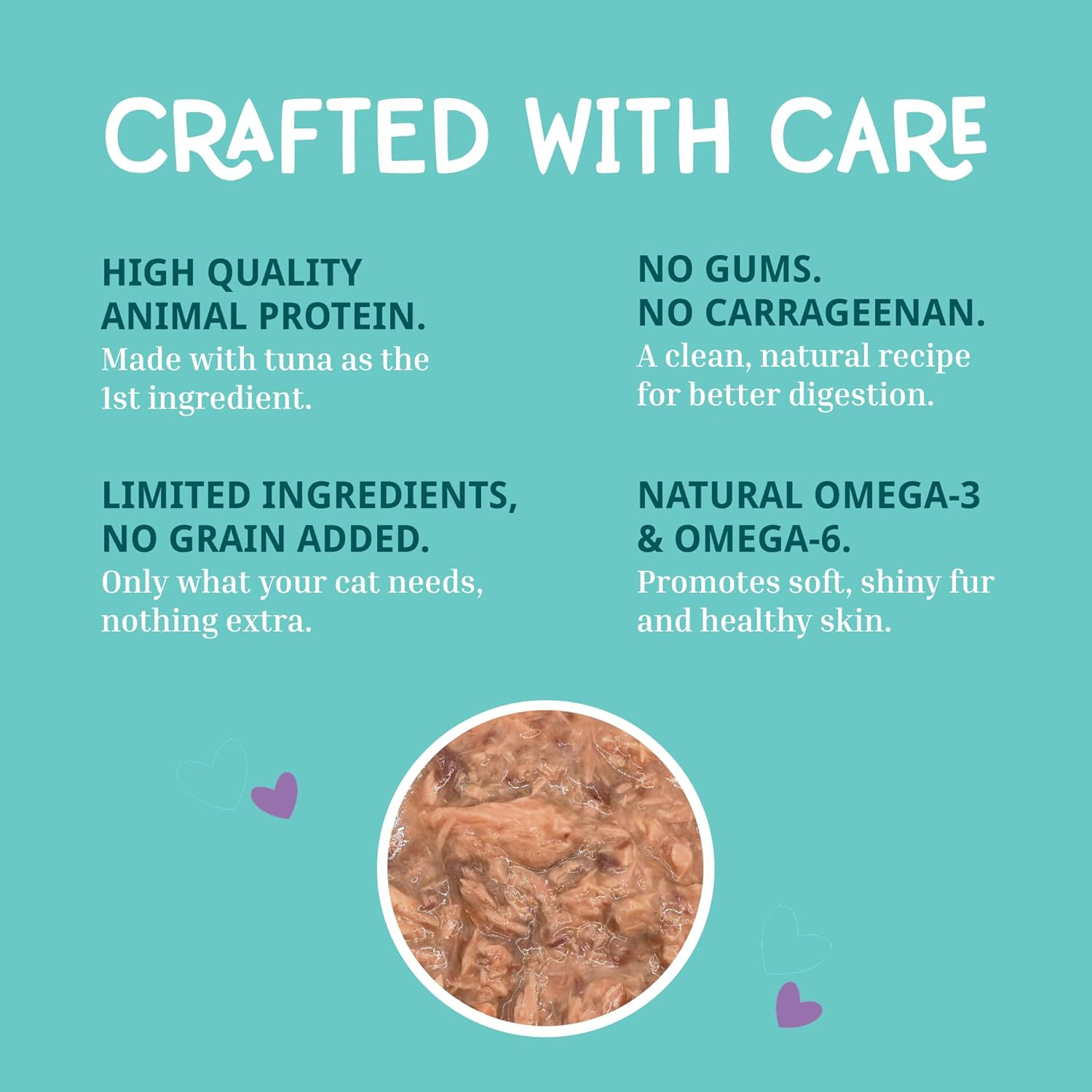 LOVE, NALA - Single Protein Tuna Flaked Wet Cat Food - Hydration Broth, Natural, Grain-Free, Non-GMO, No Gums, No Carrageenan, Human-Grade Tuna, Added Vitamins & Minerals - 2.8 oz, 12 Cans