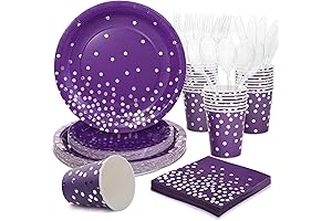 175PCS Purple Party Decorations