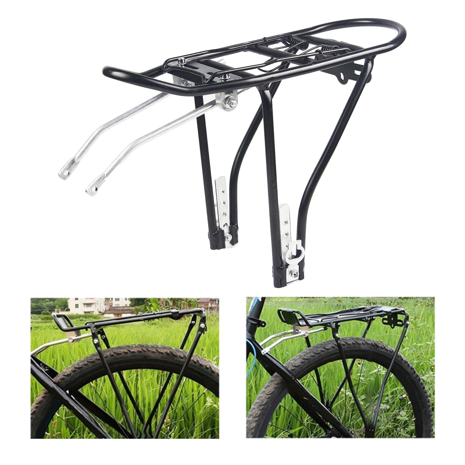 Amazon | DeeRace 自転車用リアキャリア かご 後ろ 荷物台
