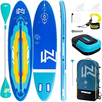 FunWater Inflatable Paddle Board with Premium Carbon Fiber SUP Accessories