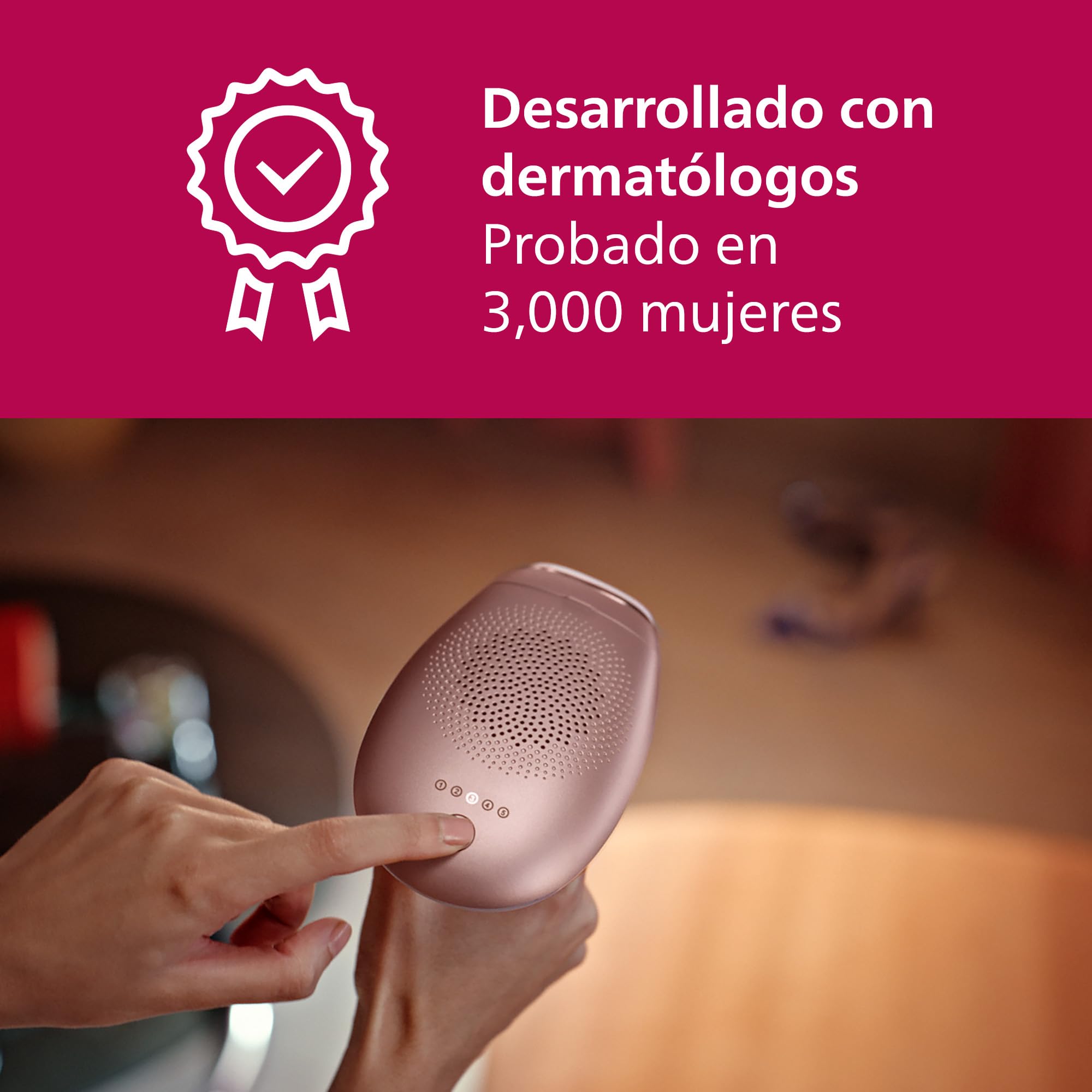 Philips Lumea Advanced Depilator IPL, przewodowy, 3 inteligentne głowice (Ciało, Bikini i Twarzy), zawiera precyzyjny trymer BRI923/50