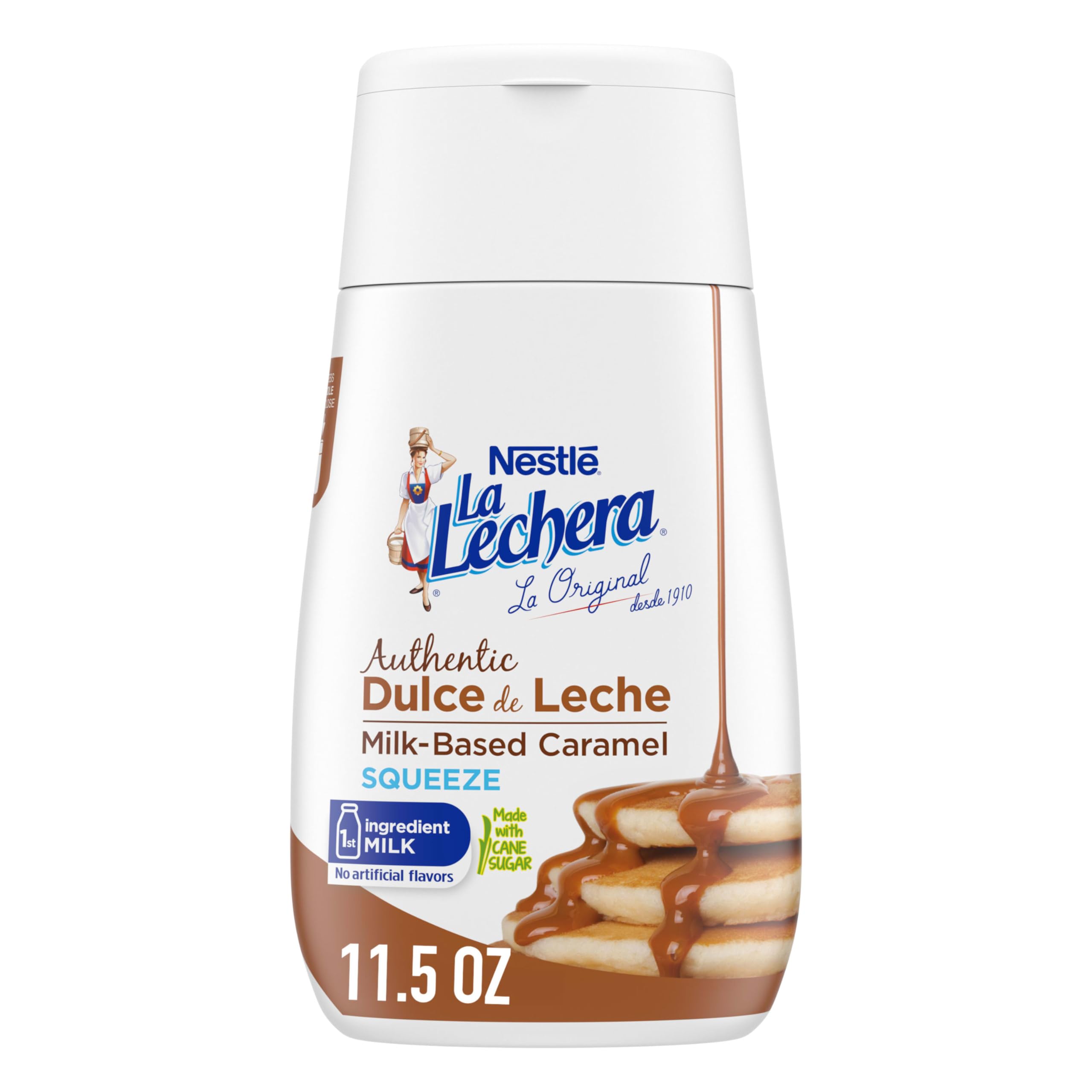 Nestlé La Lechera Dulce De Leche Milk Based Caramel Sauce, Squeeze Bottle 11.5 oz