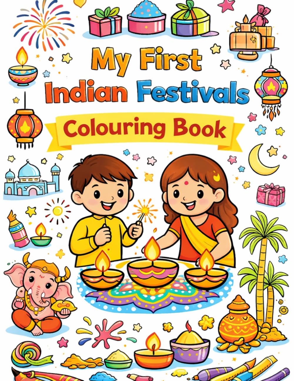 My First Indian Colouring Book