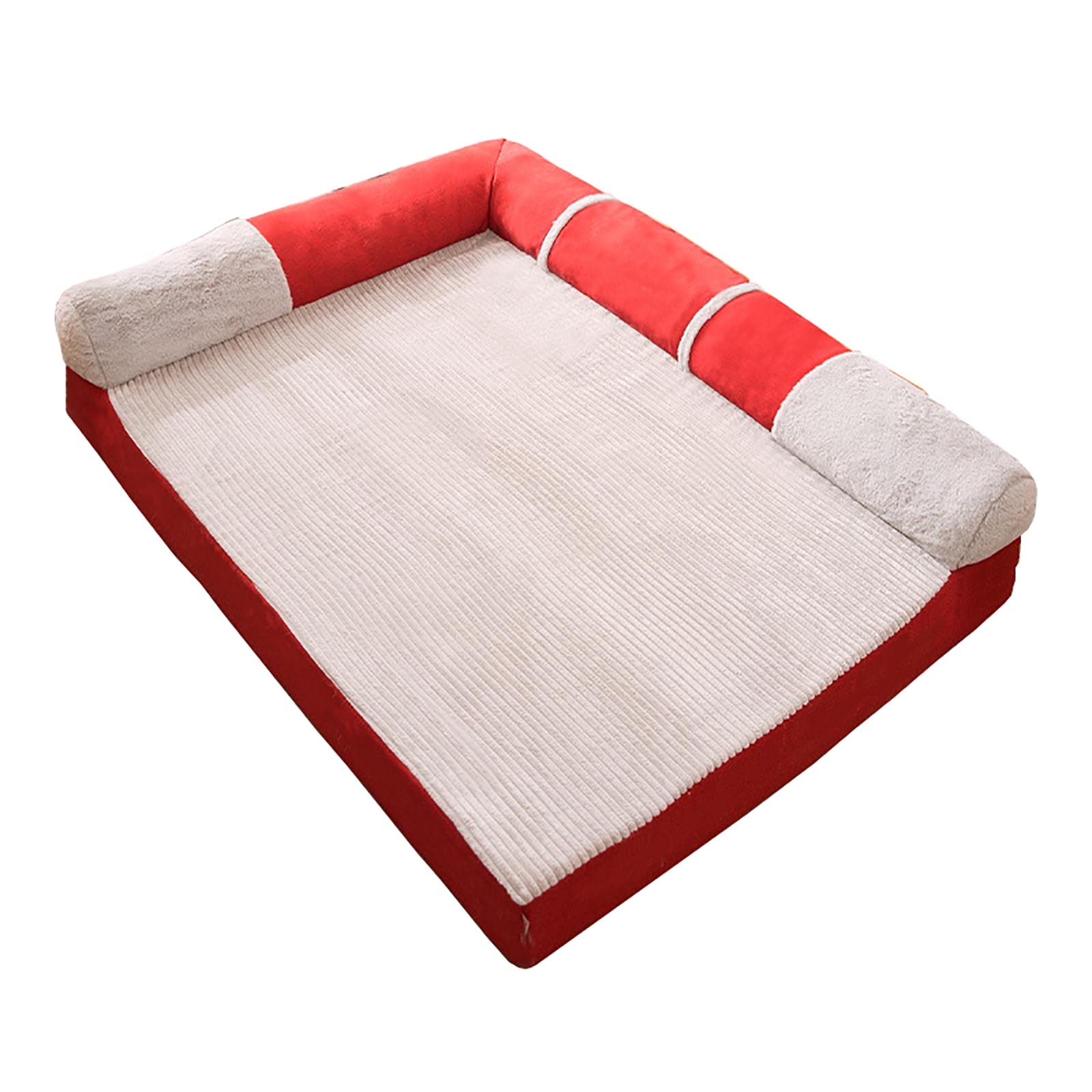 Cama ortopédica para perros con espuma viscoelástica, sofá extraíble para perros, funda de cama lavable a máquina para perros grandes, perros de tamaño mediano Tamaño: 120 * 90 * 18 cm (120 * 90 * 18