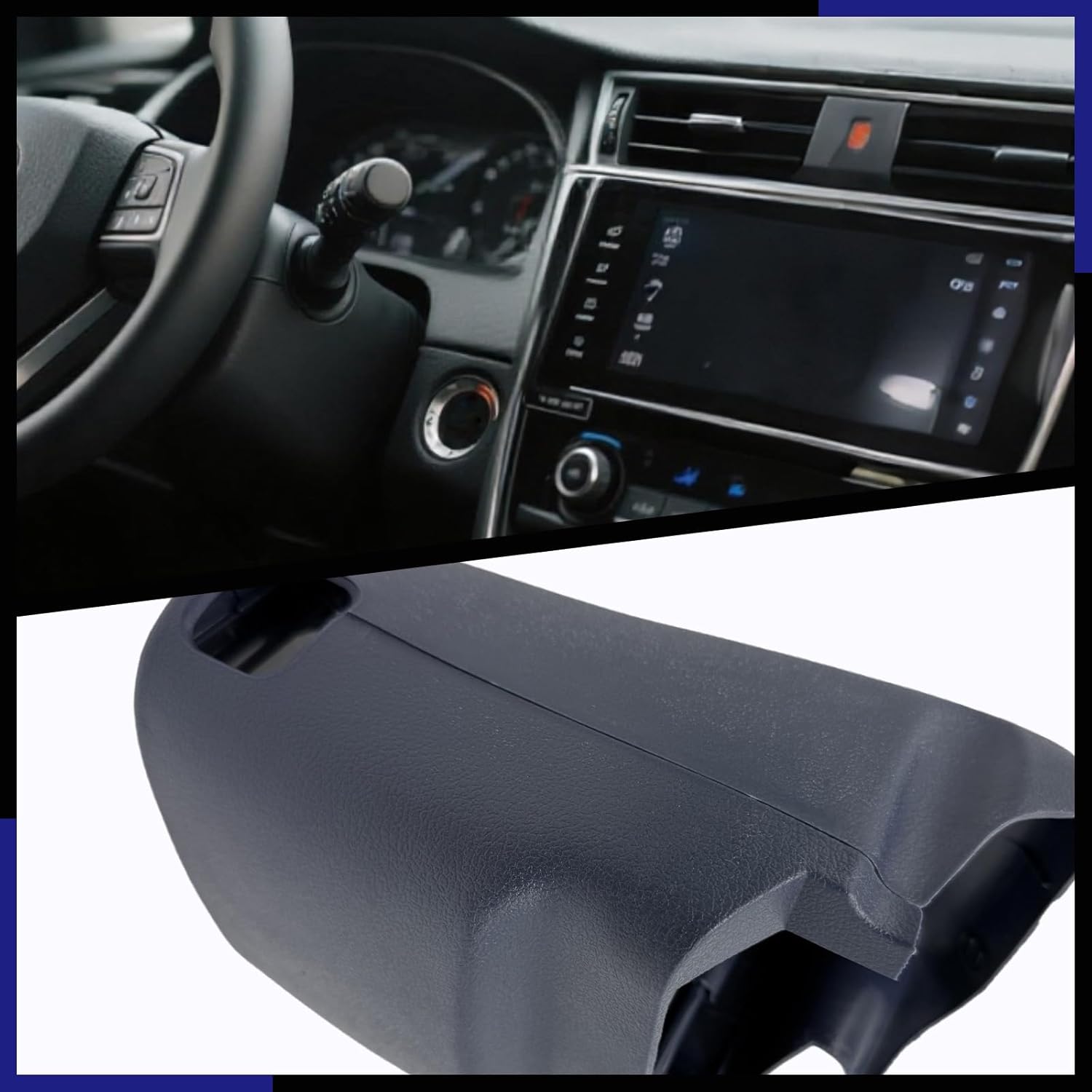 Steering Column Cover Blue for Toyota Hilux Toyota Pickup 1979-1983 Set NO TILT Version Fits 45286-35130, 45286-35120, 45287-35110, 45286-35130-04