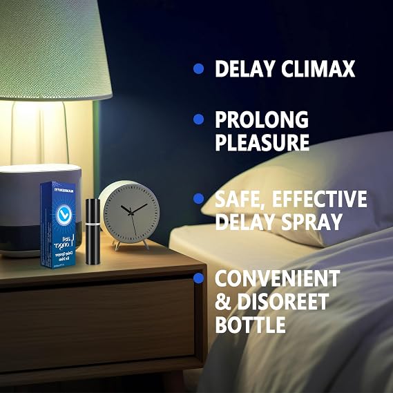 Delay Sprayer for Long Last Men,Last Longer in Bed for Men,Non-Lrritating & Odorless,for Men and Couples 5ml