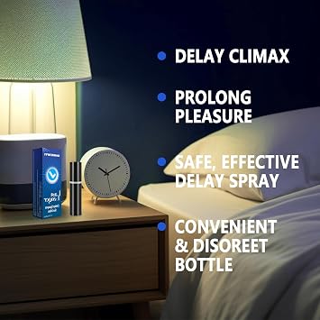 Delay Sprayer for Long Last Men,Last Longer in Bed for Men,Non-Lrritating & Odorless,for Men and Couples 5ml
