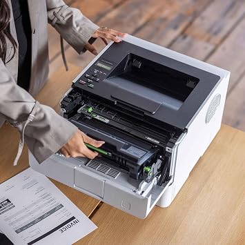 Brother HL-L5210DN Business Monochrome Laser Printer with Duplex Printing, Versatile Paper Handling, Mobile Printing, and Gigabit Ethernet Networking, Works with Alexa