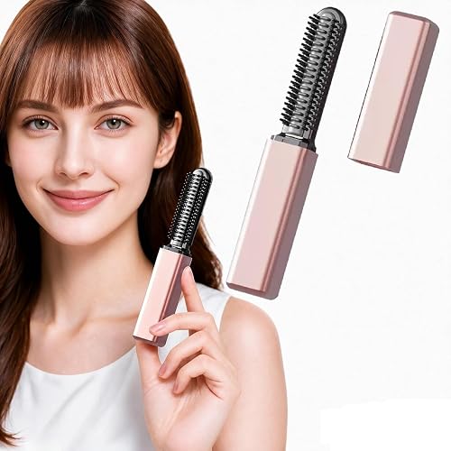 Stylingbürste für Kurze Haare Elektrische Pony Volumen Bürste Glättbürste
