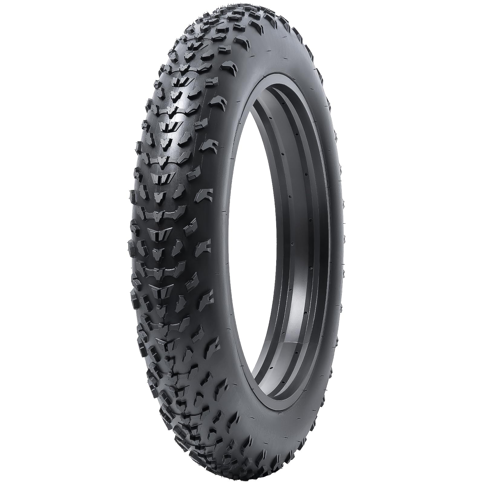 YUNSCM 2-PCS 20 Pouces Fat E-Vélo pneus 20 Poucesx4.0 Pouces Compatible with Electric Vélo 20x4.0 20X4 Fat Bike pneus (Y-1323)
