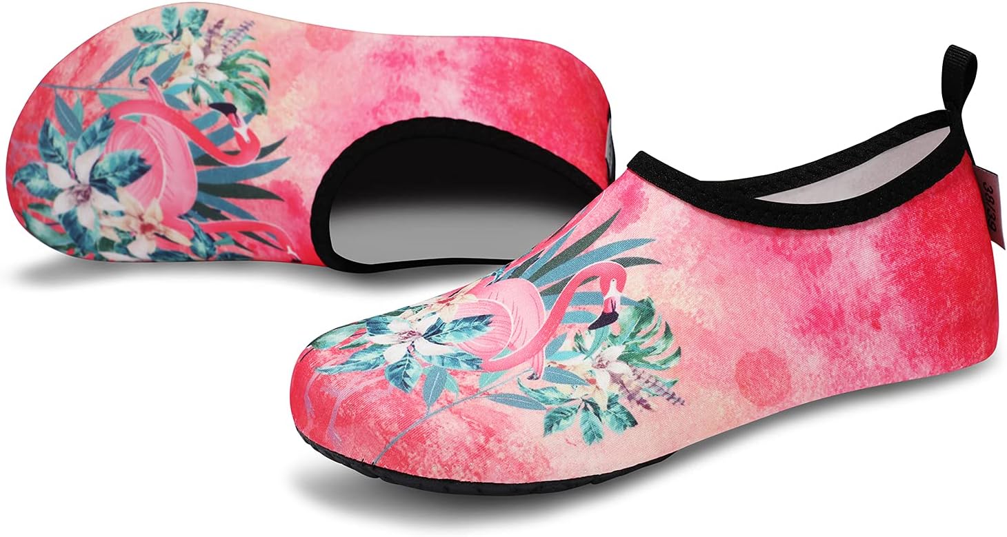 VIFUUR Water Sports Shoes Barefoot Quick-Dry Aqua Yoga Socks Slip-on for Men Women