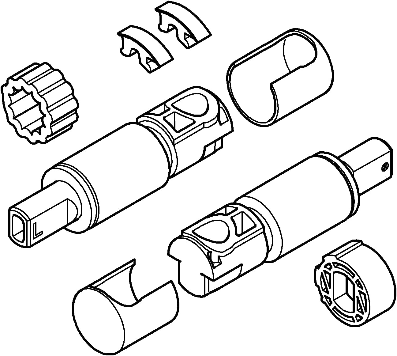 GROHE | Shock Absorber Cube/Euro Ceramic Toilet Seats, Toilet Accessories | White | 49535000