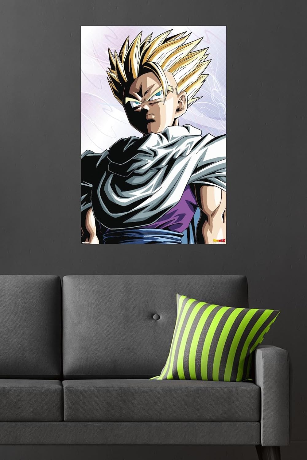 Dragon Ball Z: Cell Saga - Gohan Super Saiyan Wall Poster, 34L" x 22.4W", Premium Unframed Version - Image 4