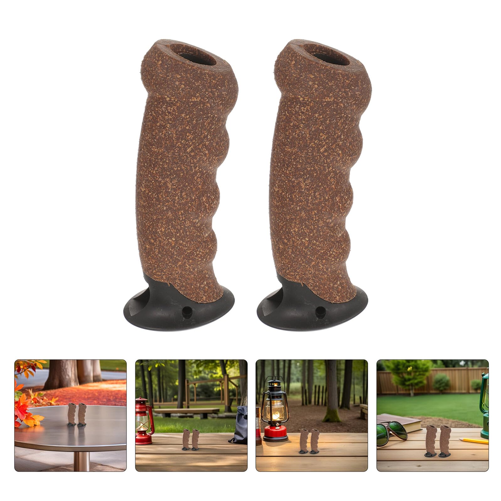 VICASKY 6 Pièces Poignées Liège pour Bâtons de Randonnée Poignées Ergonomiques Antidérapantes pour Bâtons de Marche Ski et Randonnée Plein Air Remplacement Facile