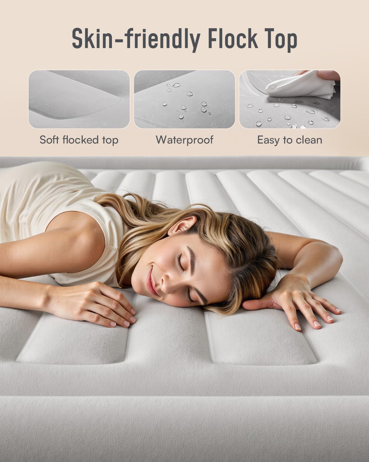 Amazon.com: Airefina Air Mattress Queen with Built in Pump