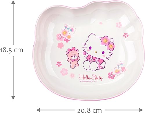 Miniatura 2 de Hello Kitty Bear Sakura - Juego de cubiertos rosados, 4 piezas