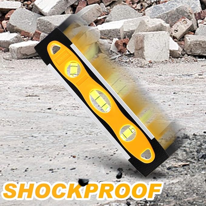 Nivel Magnético Torpedo DOWELL 9 Pulgadas con Burbujas 180 90 45 Grados miniatura 7