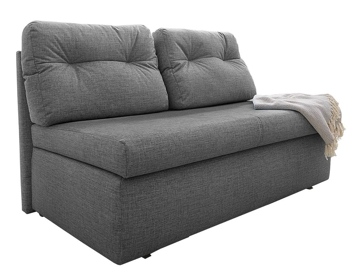 luma-Home 15119/ Praktisches Funktionssofa mit Gästebett, Grau