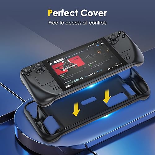 Miniatura 3 de UPTOHIGH Steam Deck Case, Protective Case for Steam Deck, Steam Deck TPU Case Cover with Full Protection, Non-Slip and Shock-Absorption Case for