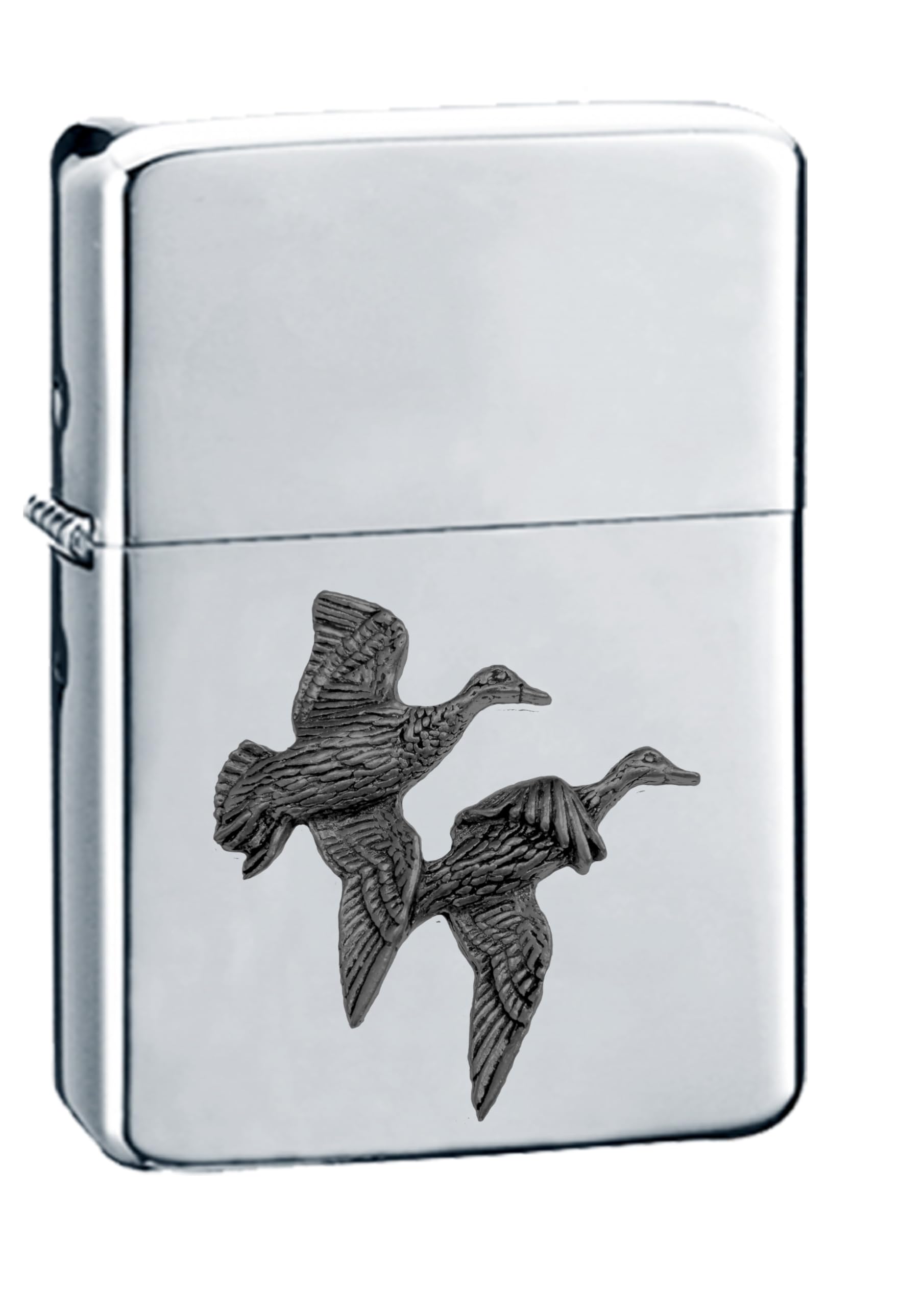 Briquets B7 canards argentés pour vos sorties nature et soirées