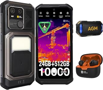 AGM G3 Pro Flagship Rugged Smartphone Bundle with MagROCK Bluetooth Speaker & Buds 3 Wireless Earbuds