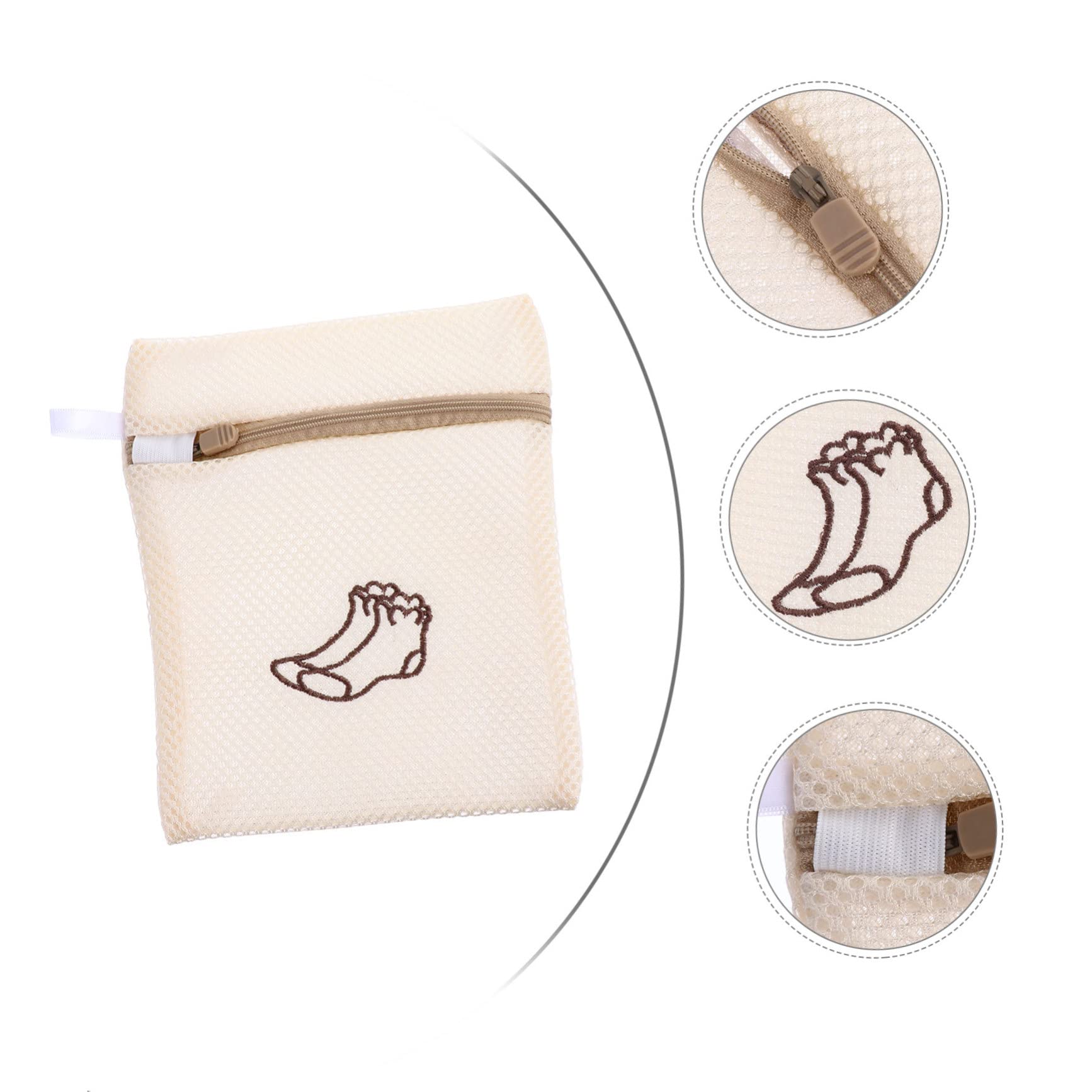 Ciieeo 15stücke Waschbeutel Für Socken Und Bhs Robuste Netz-waschbeutel Für Wäsche Beige Für Zuhause Oder Reisen Schützend Und Langlebig