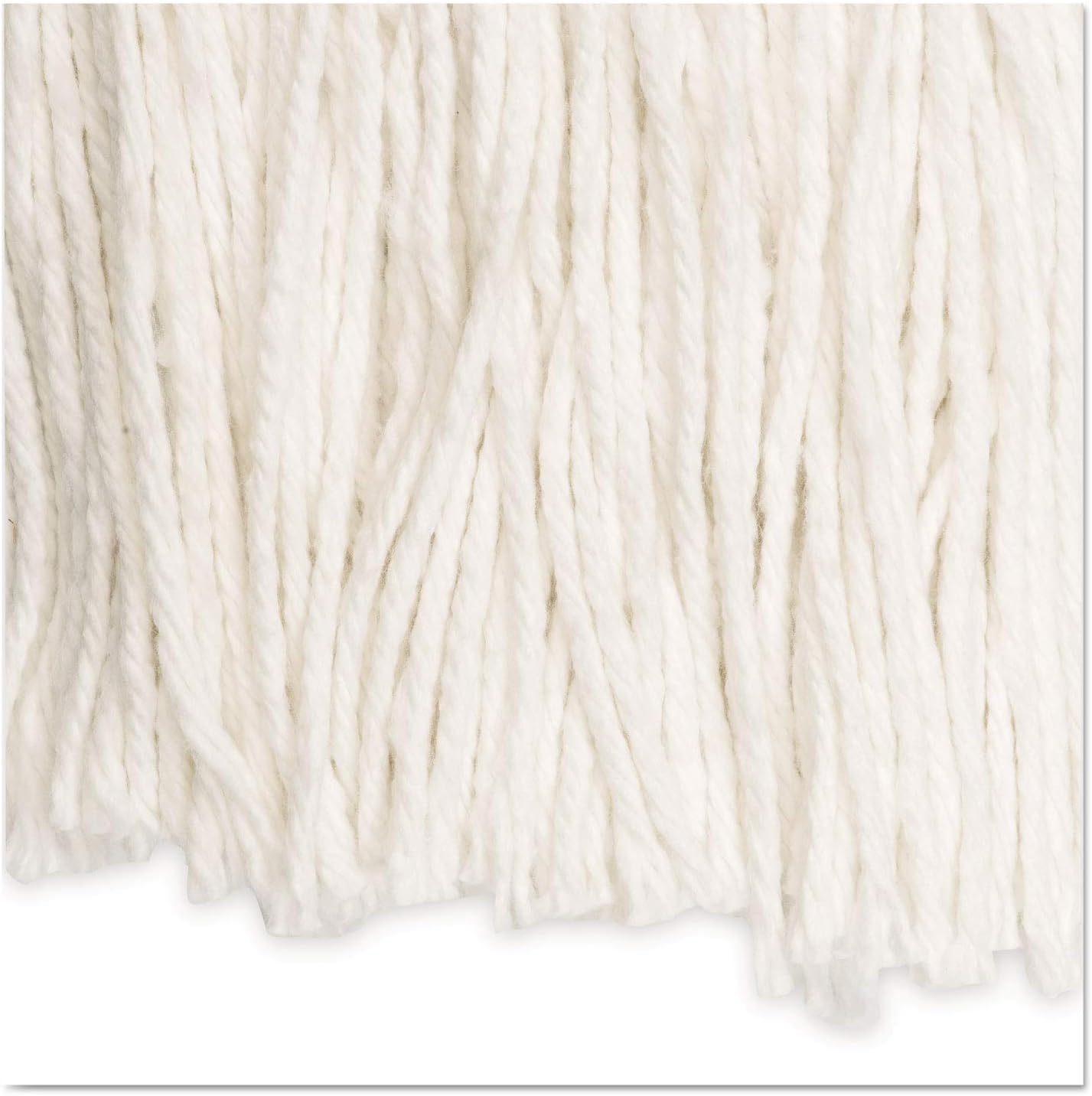 Boardwalk BWK2020RCT No. 20 Rayon Cut-End Wet Mop Head - White (12/Carton)