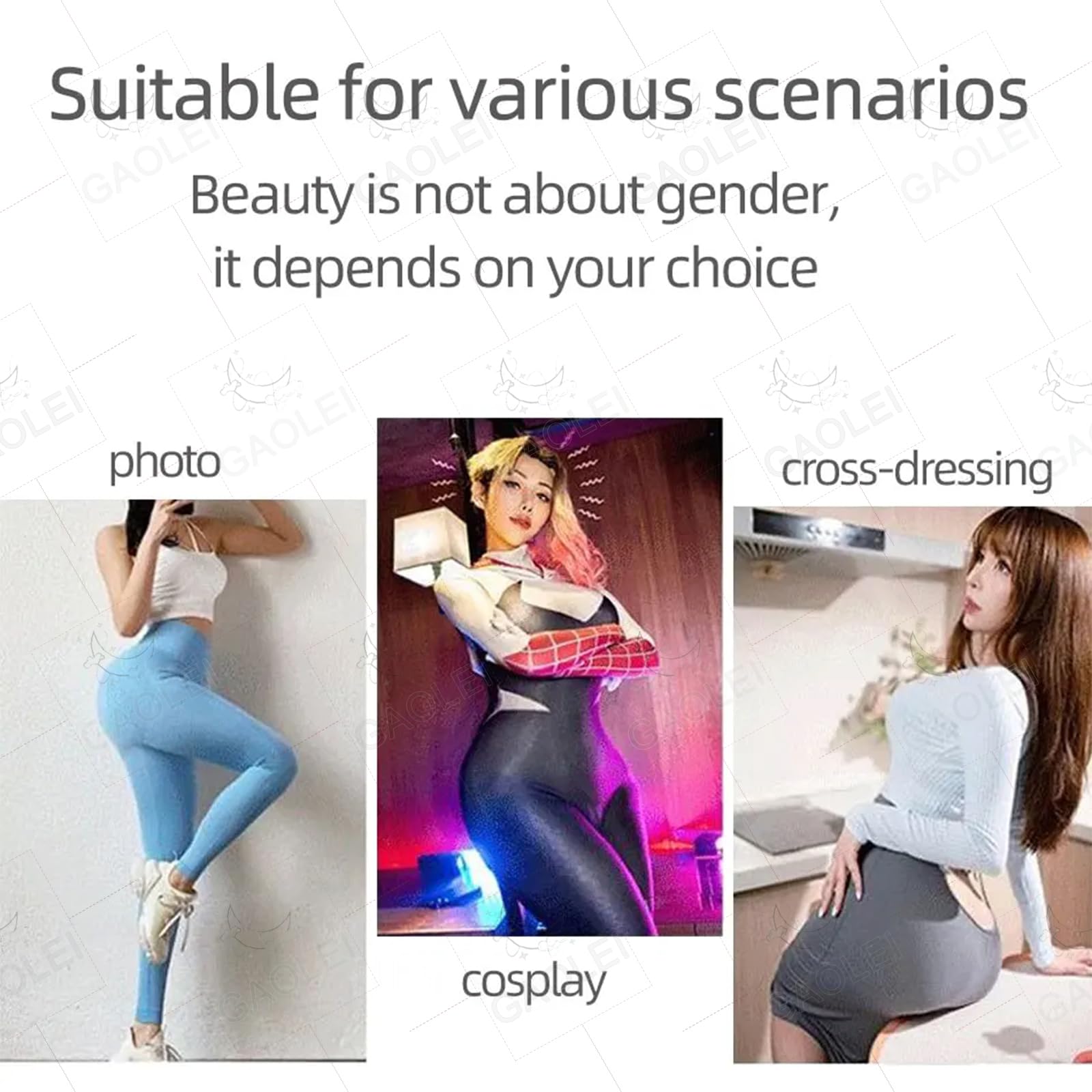 Adima Faux vagin Culotte en Silicone Insérable Transgenre Triangle Slips Réaliste Sissy Cacher Gaff String pour Cosplay