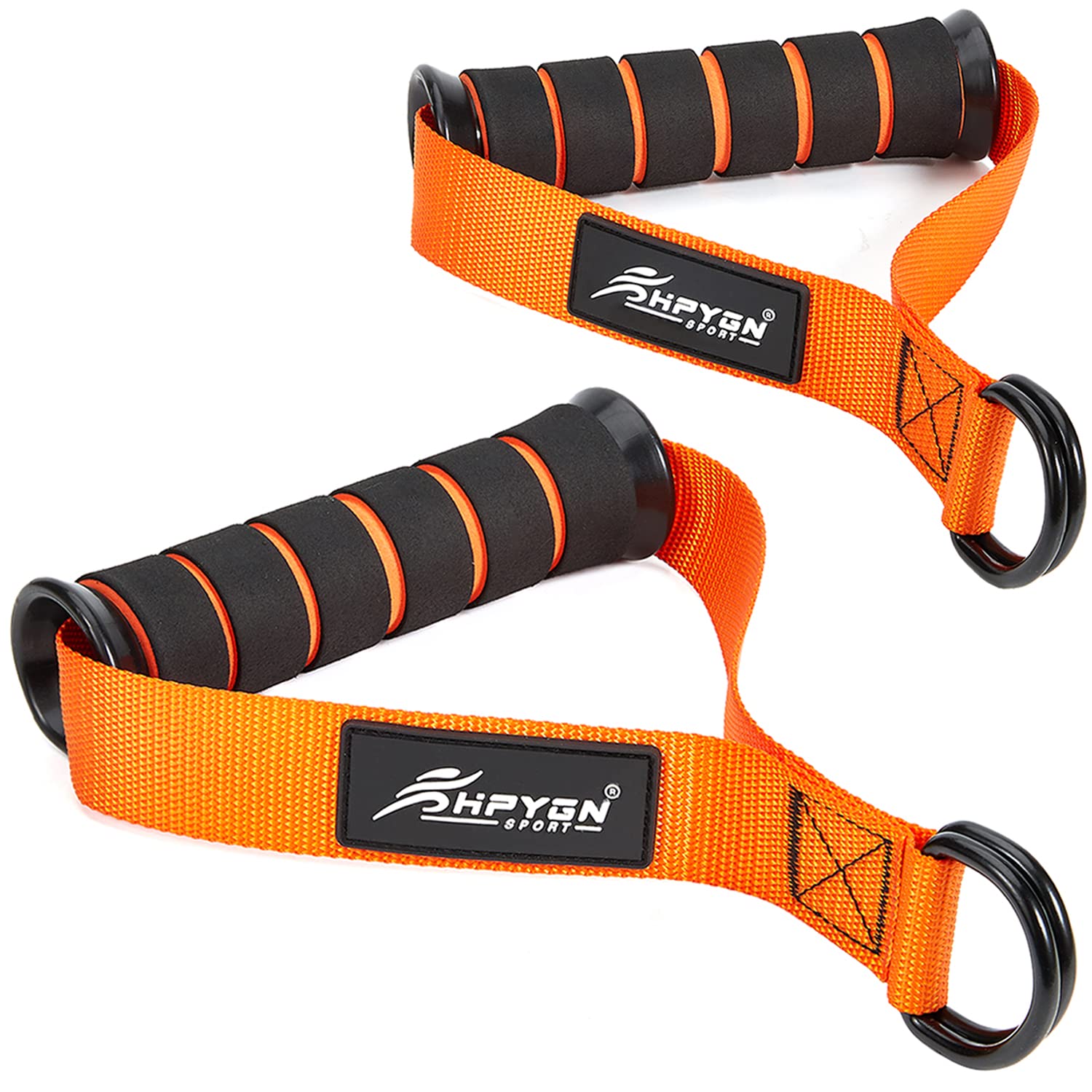 HPYGNCable Machine Handles, Exercise Handles for Resistance Bands, Cable Handles Gym Equipment, Grip Attachments Great for Cable Training Pulley System Home Gym