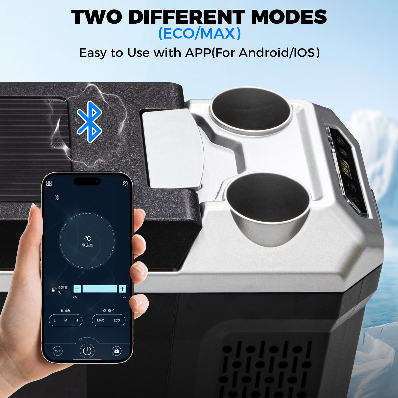 Amazon.com: 12 Volt Refrigerator with APP Control,Car Refrigerator