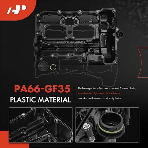 Miniatura 4 de A-Premium Cubierta de válvula de motor con tapa de llenado de aceite, junta y perno compatible con BMW 228i 320i 328i 428i 528i 528i X1 X3 X4 X5 Z4