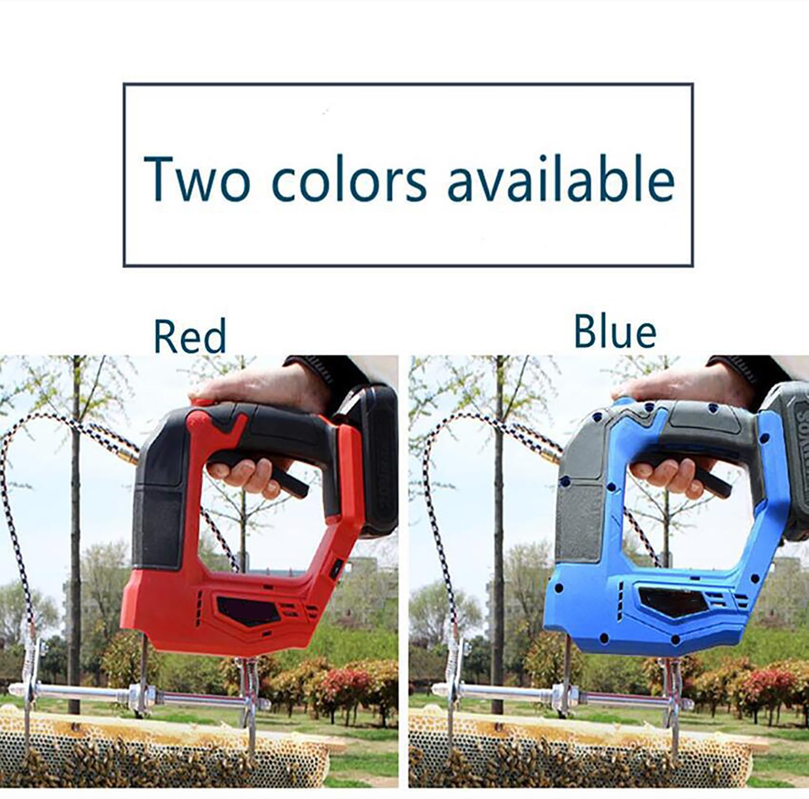 Beehive Frame Shaking Machine, Portable Cordless Bee Remover, 4 Speed with Batteries & Charger, for Imker Farm